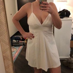 Fun white cocktail/sundress